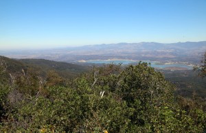 View of Lake Cachuma from Hike on Ridge Trail.