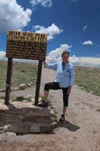 Joan at Brian Head Peak