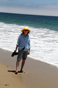 Joan on Malibu Beach