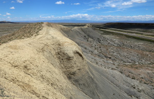 Hills along the highway in Utah.