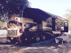 Our yet to be named RV at the Lake Cachuma campsite