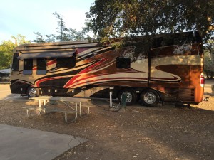 Our RV, at lake cachuma