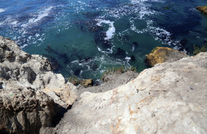 Looking Down from Avila Beach Cave