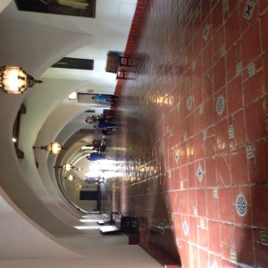 Hallway in Santa Barbara court house