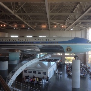 Air Force One at the Ronald Reagan library