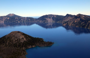 Crater Lake Island and East