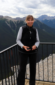 Joan at Cosmic Ray Station on Sulphur Mountain