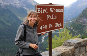 Joan at Bird Woman Falls
