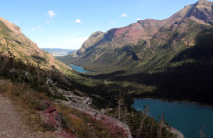 View from Second Break on Hike to Grinnell Glacier