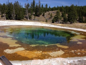 hot spring at Yellowstone