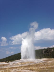 Geyser at Yellowstone