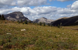 View At the Intersection of Alberta, British Columbia and The Continental Divide