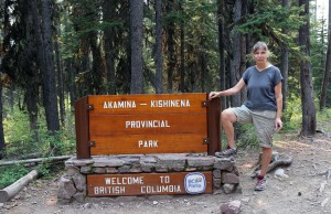 Hiking from Ablerta to British Columbia, Waterton National Park, Alberta, Canada