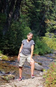 Joan on Hike, Waterton National Park, Alberta, Canada