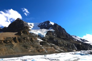 View of Mountains Around Glacier
