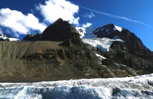 View Standing on Glacier