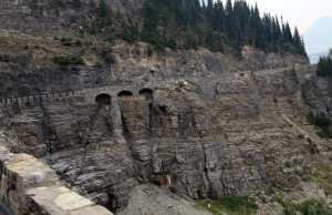 The Highway to The Sun, Glacier Park. Built in 1910