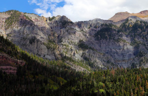 Million Dollar Highway South of Ouray, Colorado